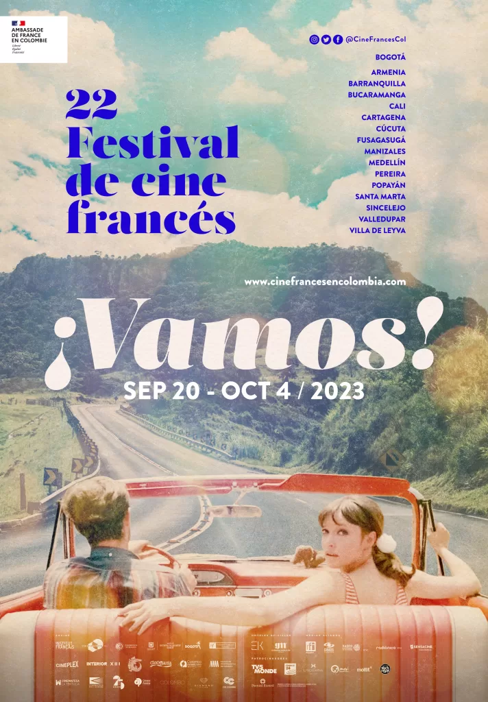 Flyer oficial de la edición 22 del Festival de Cine Francés