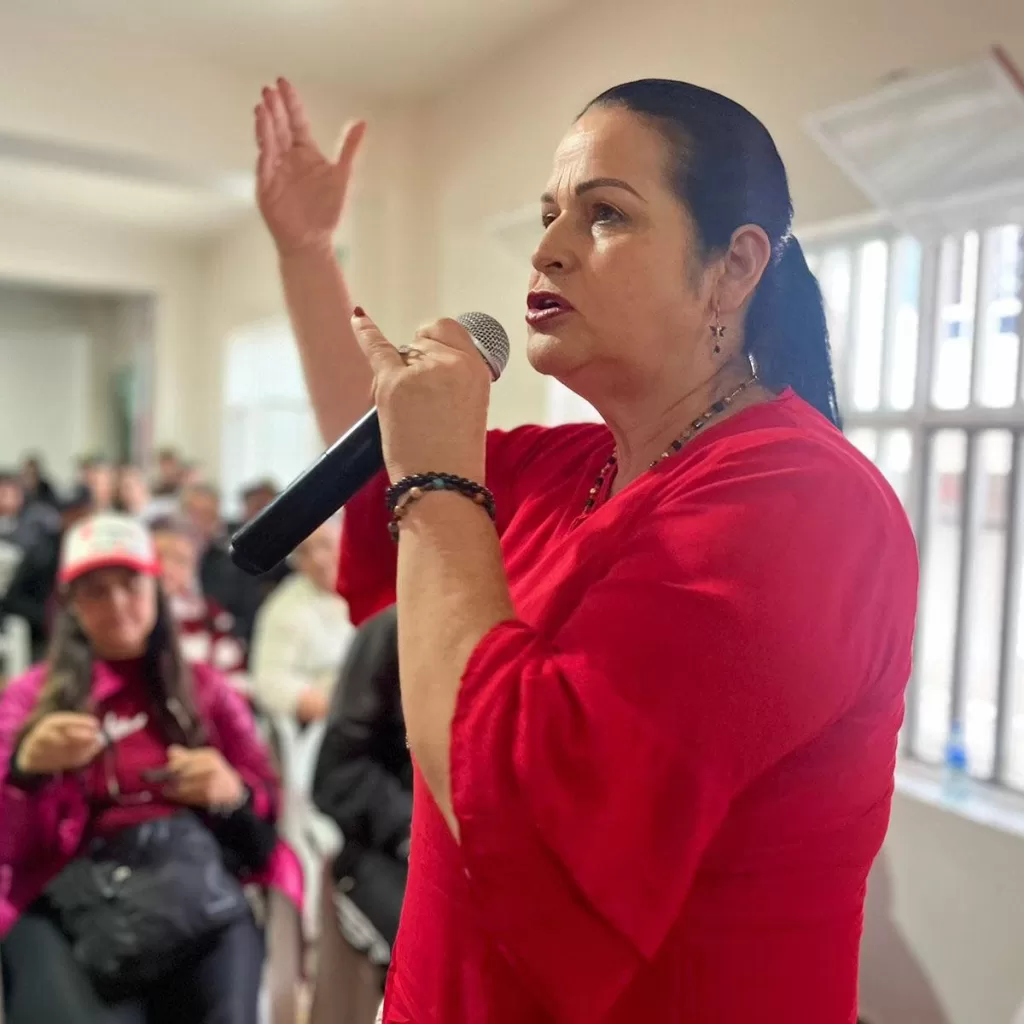 Yina Ortiz del Partido Liberal. La única mujer en Usme que estuvo cerca de obtener una curul en la JAL.